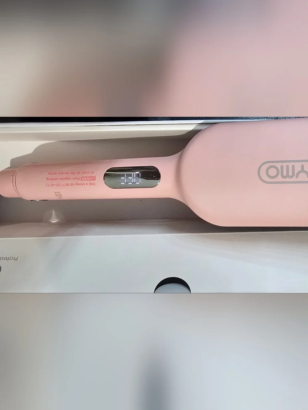 TYMO Rovy Digital Pink Wave Curling Iron - Instant Waves